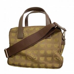 Chanel New Travel Nylon Handbag, Khaki, 2-way bag for women, P3261928